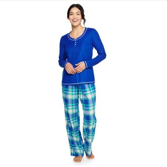 Sonoma Intimates & Sleepwear Sonoma Henley Pajama Top Flannel